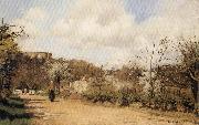 Camille Pissarro Spring in Louveciennes oil painting artist